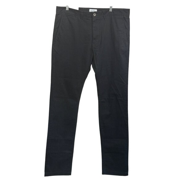 Goodfellow & Co Mens Slim Chino Pants Black Stretch Waist 38x36 Lightweight Fit - Picture 1 of 6